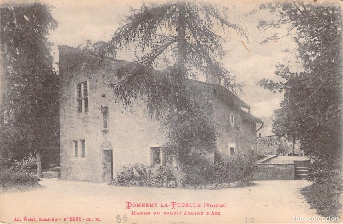 Postcards: Postal de Domr&eacute;my-la-Pucelle Casa Natal de Juana de Arco Francia