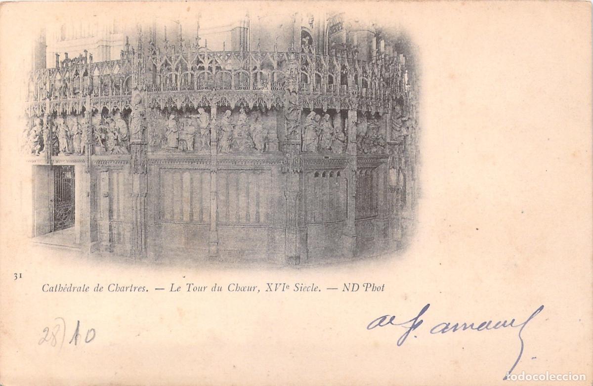 Postcards: Postal de la Catedral de Chartres, Tour du Ch&oelig;ur