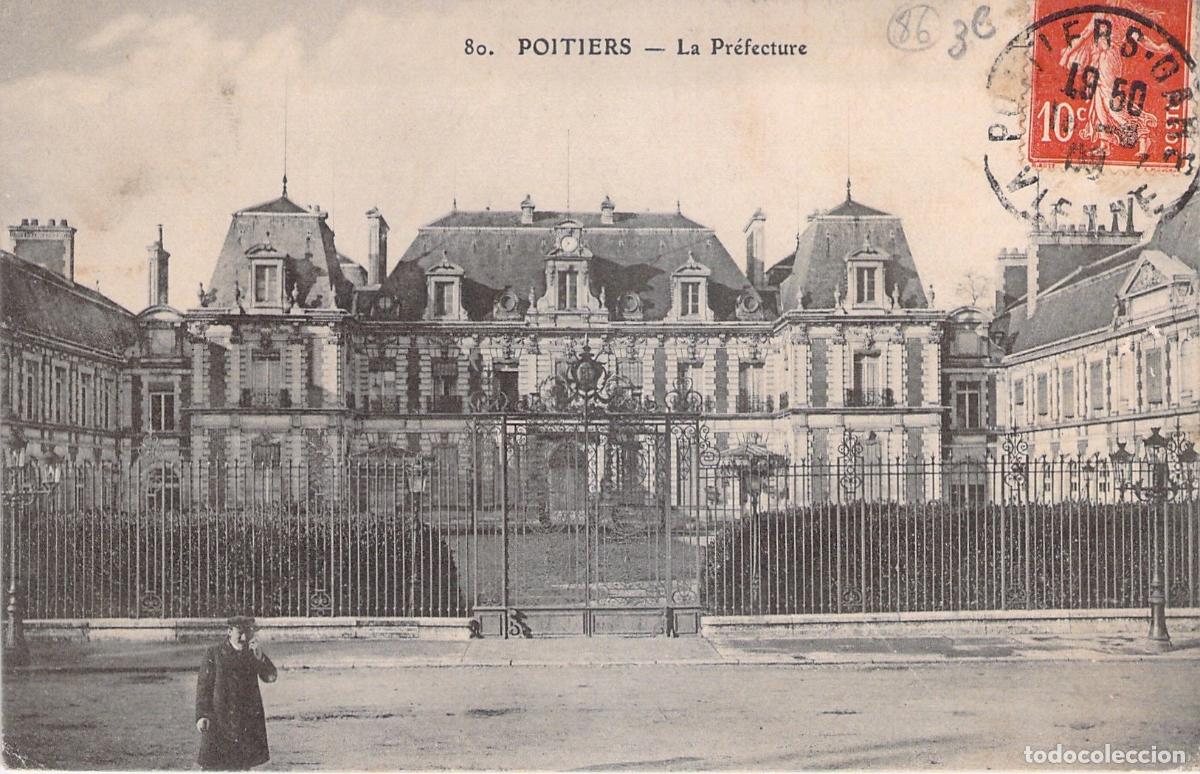 Postcards: Postal de la Prefectura de Poitiers, Francia