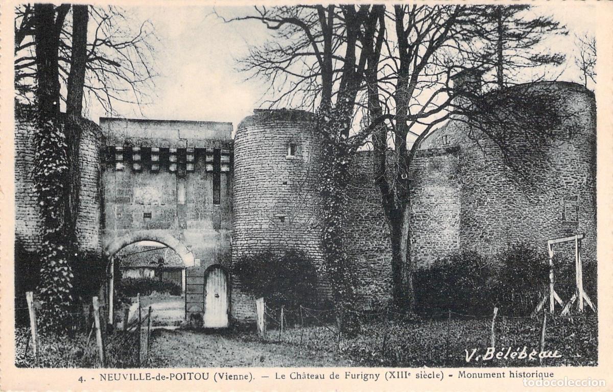 Cartoline: Postal del Ch&acirc;teau de Furigny en Neuville-de-Poitou