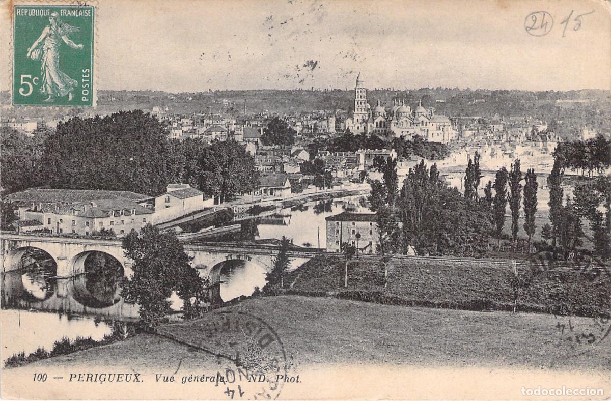 Postales: Postal de P&eacute;rigueux con Vista General y Catedral Saint-Front