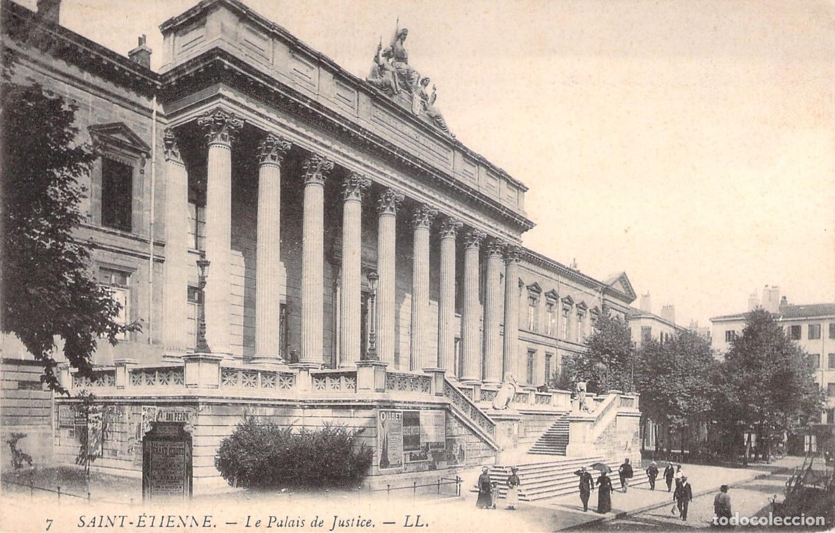 Postales: Postal Palacio de Justicia de Saint-&Eacute;tienne, Francia