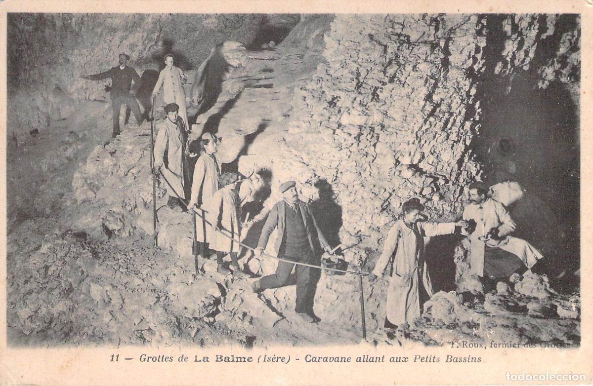Postkarten: Postal de las Grutas de La Balme Is&egrave;re Caravana de Exploraci&oacute;n