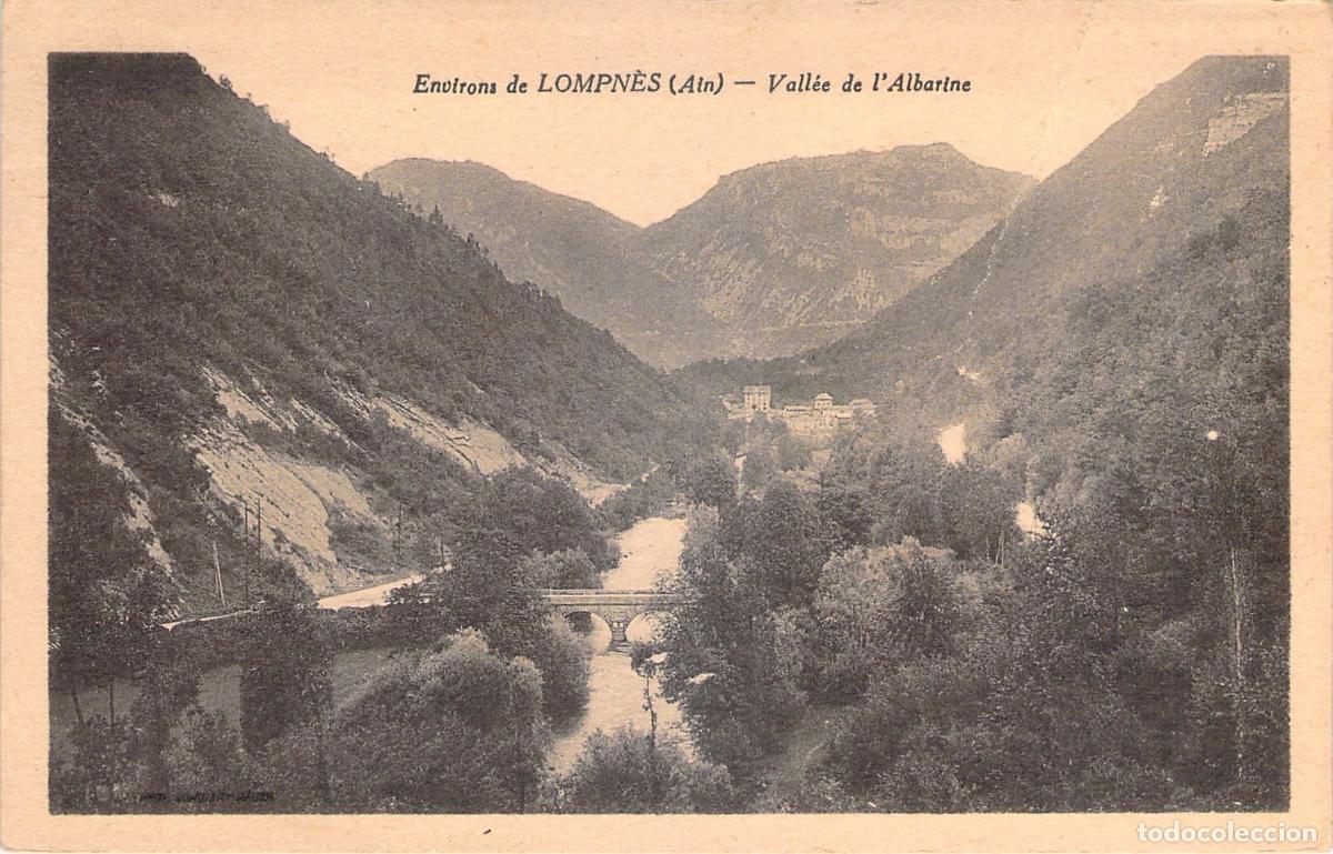 Postkarten: Postal de Lompn&egrave;s, Ain - Valle de l'Albarine, Francia