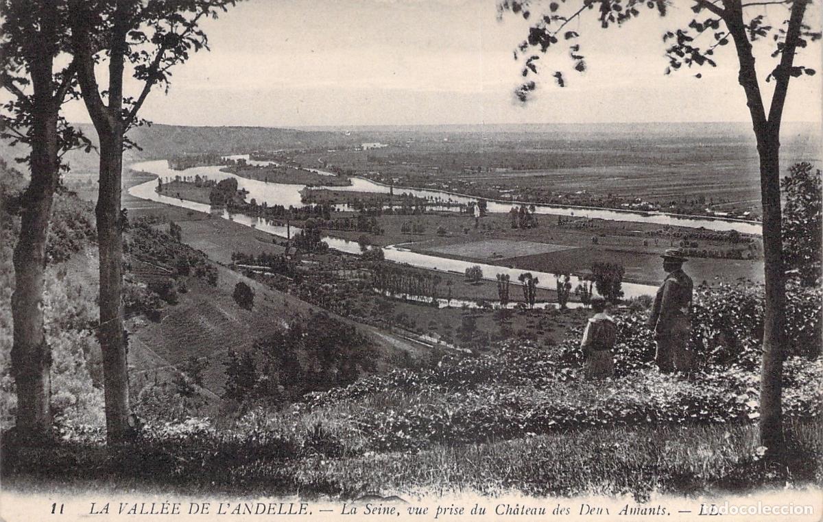 Cartoline: Postal del Valle de l'Andelle y el R&iacute;o Sena, Normand&iacute;a, Francia