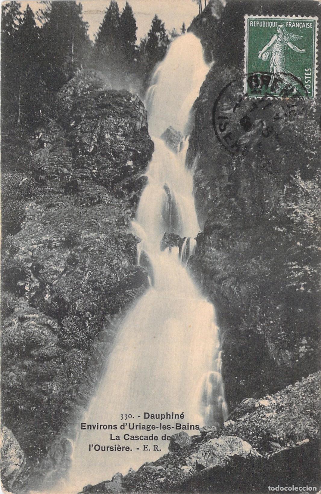 Cartoline: Tarjeta Postal Cascada de l'Oursi&egrave;re Dauphin&eacute; Francia