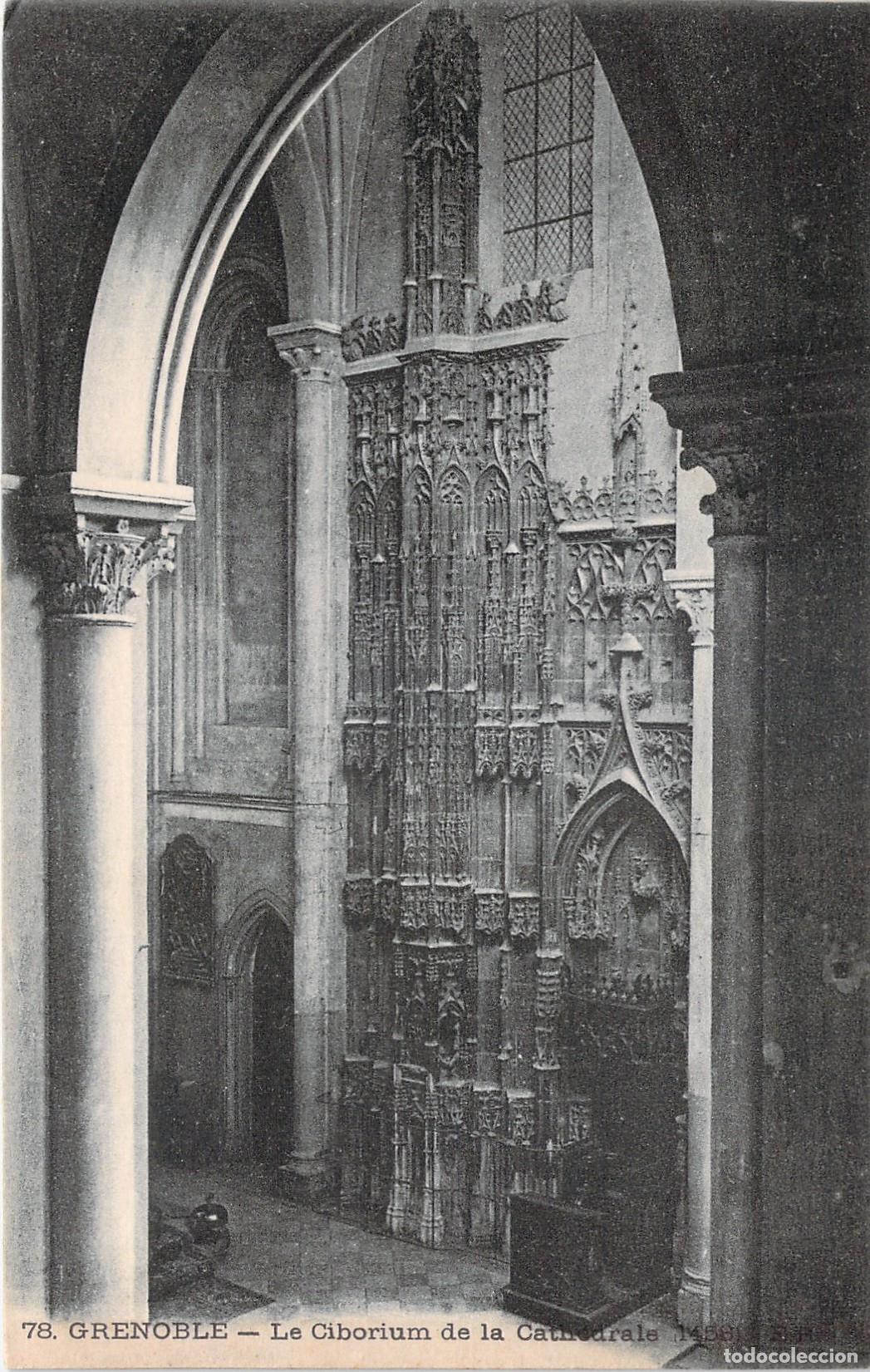 Cartoline: Postal de Grenoble: El Ciborium de la Catedral