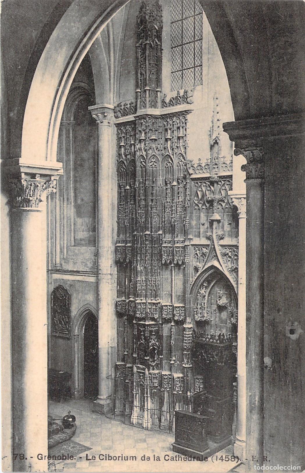 Cartoline: Postal del Ciborium de la Catedral de Grenoble, Francia