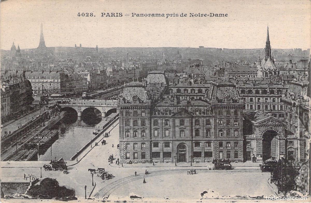 Postales: Tarjeta Postal de Par&iacute;s Panorama desde Notre-Dame