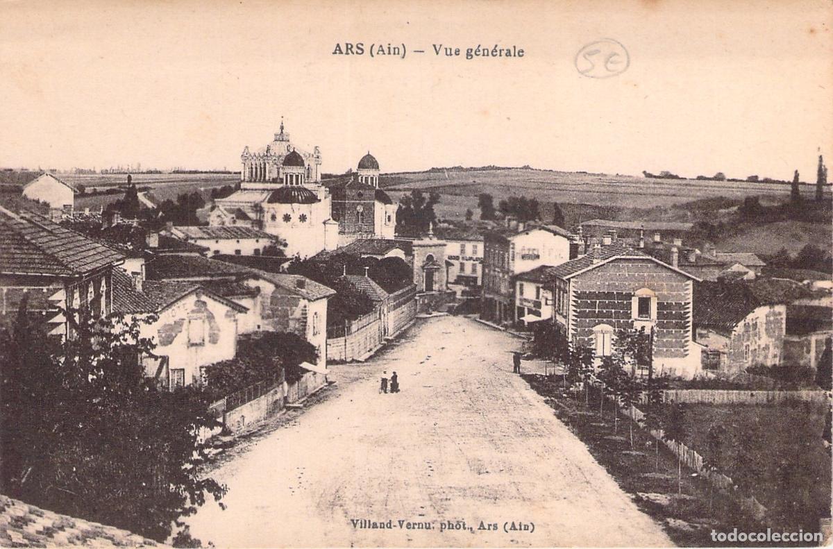 Postales: Postal Antigua de la Vista General de Ars-sur-Formans, Ain