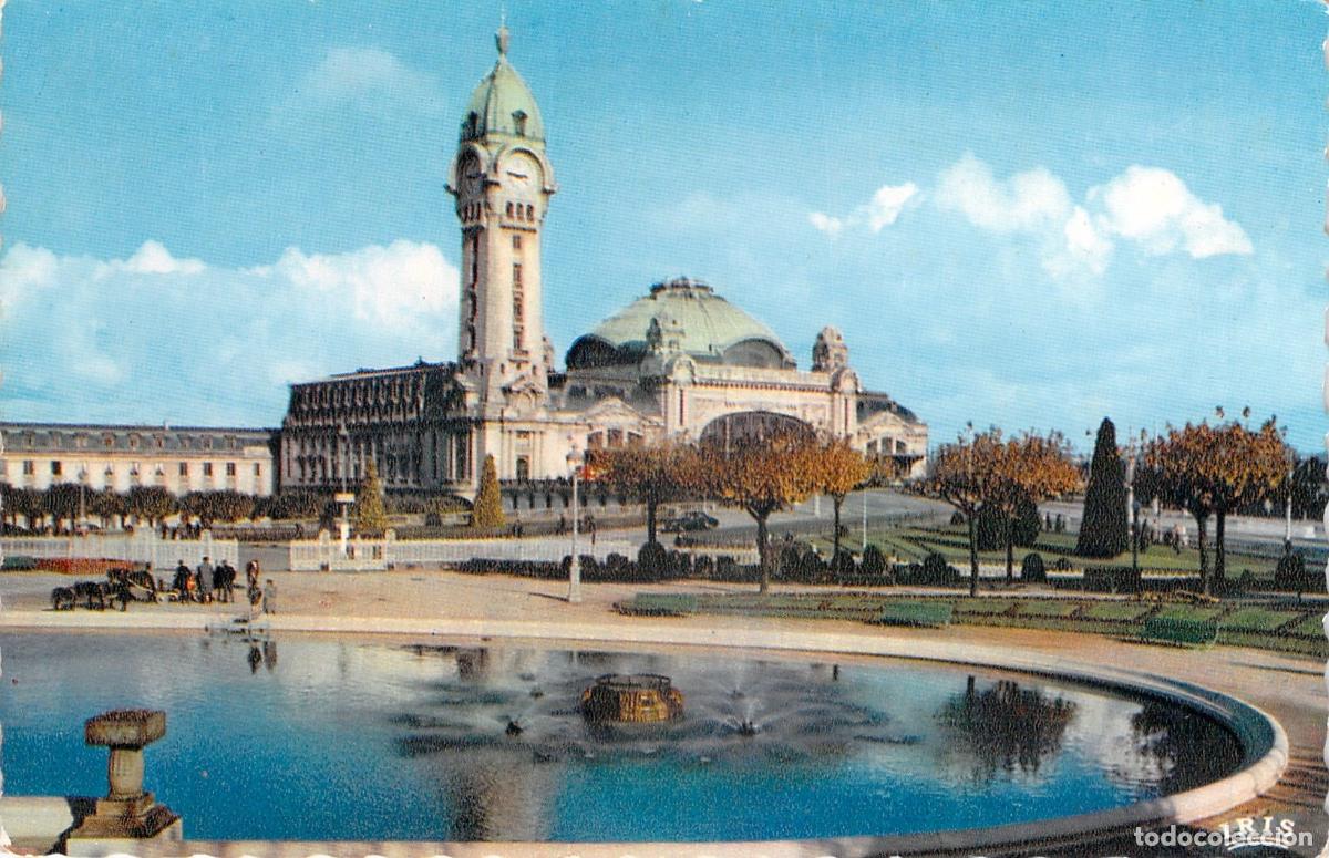 Postales: Postal de Limoges: Jardines y Estaci&oacute;n de los B&eacute;n&eacute;dictins