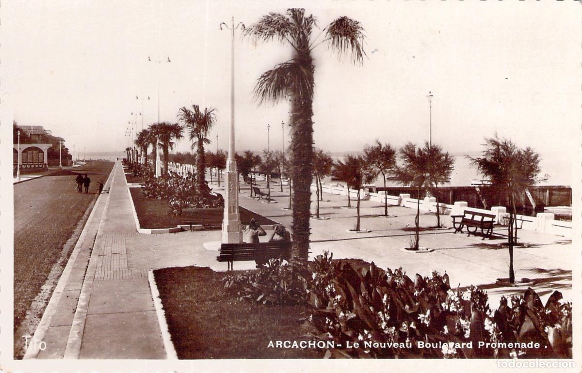 Postales: Tarjeta Postal de Arcachon - Le Nouveau Boulevard Promenade, Francia