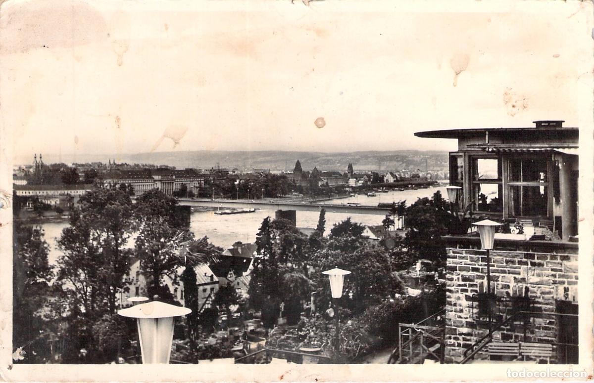 Postales: Postal de Coblenza Alemania Vista Panor&aacute;mica del R&iacute;o y Ciudad
