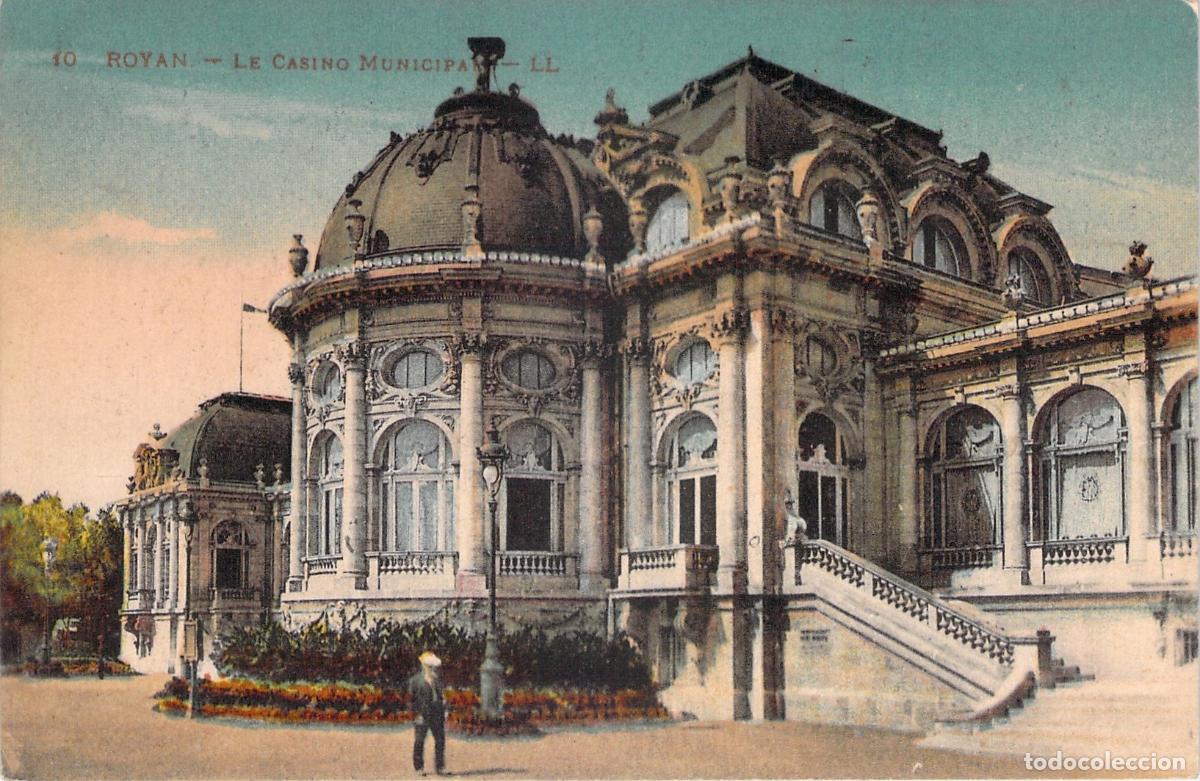 Postales: Postal de Royan, Casino Municipal, Arquitectura Belle &Eacute;poque, Francia