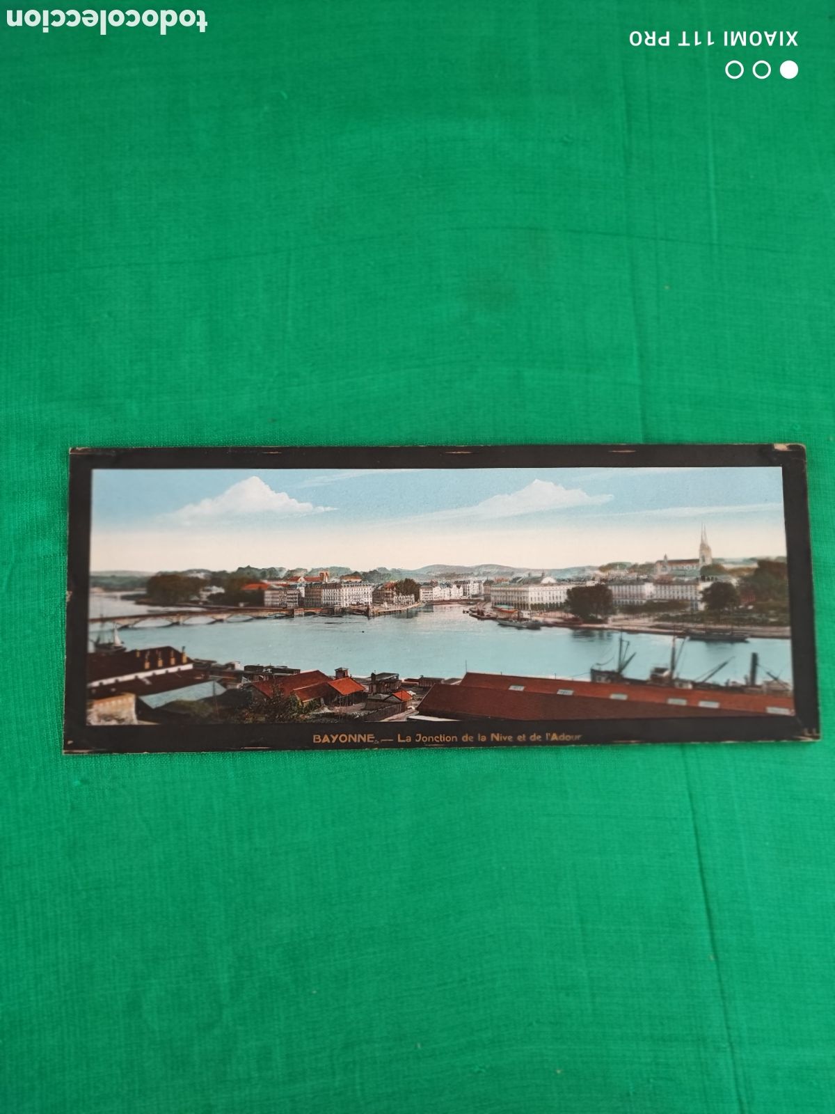 Postales: Bayonne, Jonction de la nivel et de l' adour. ( POSTAL PANOR&Aacute;MICA ).