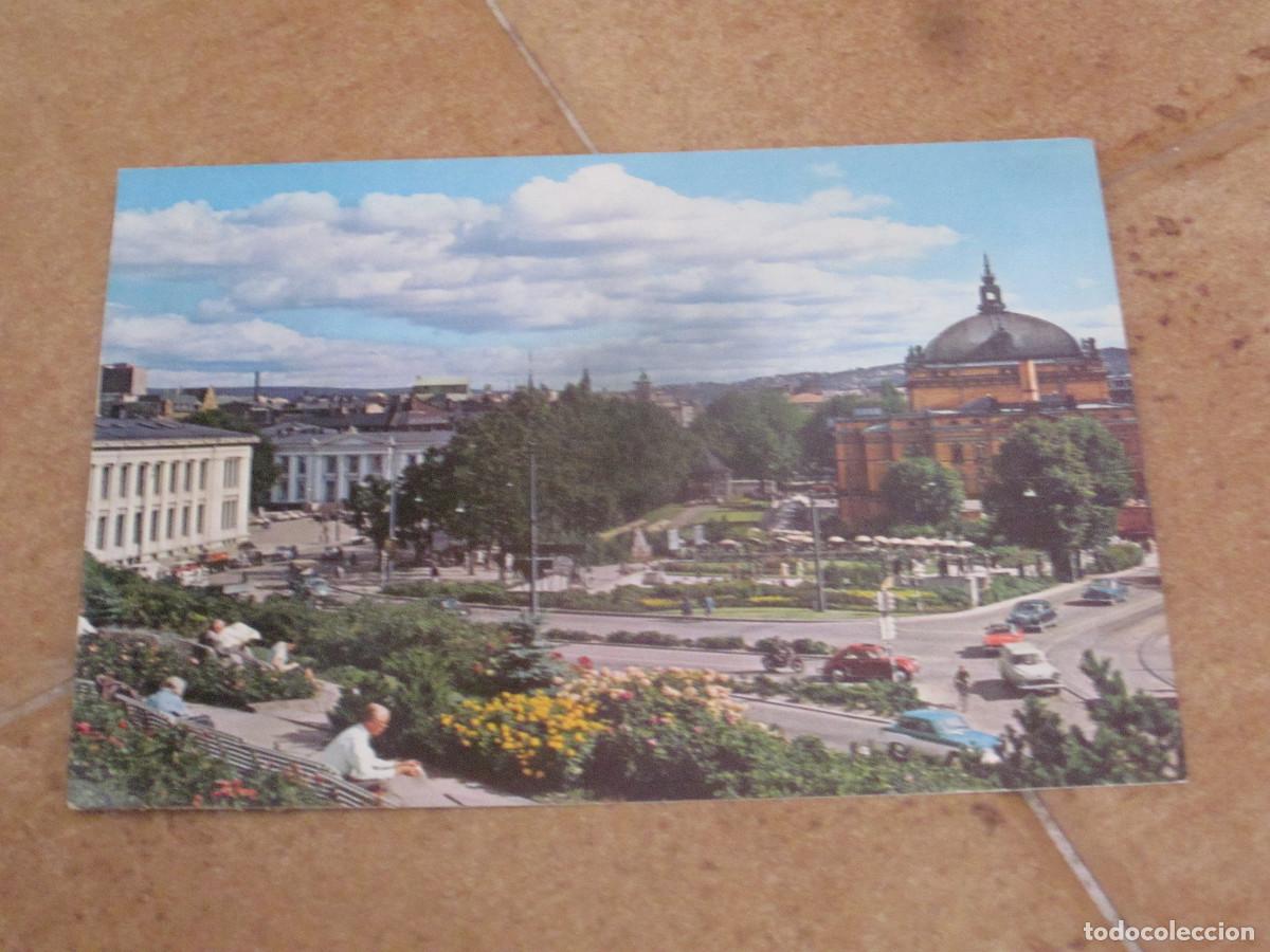 Postales: POSTAL VIEW OF THE UNIVERSITY AND THE NATIONAL THEATRE - OSLO - NORUEGA - A&Ntilde;OS 60