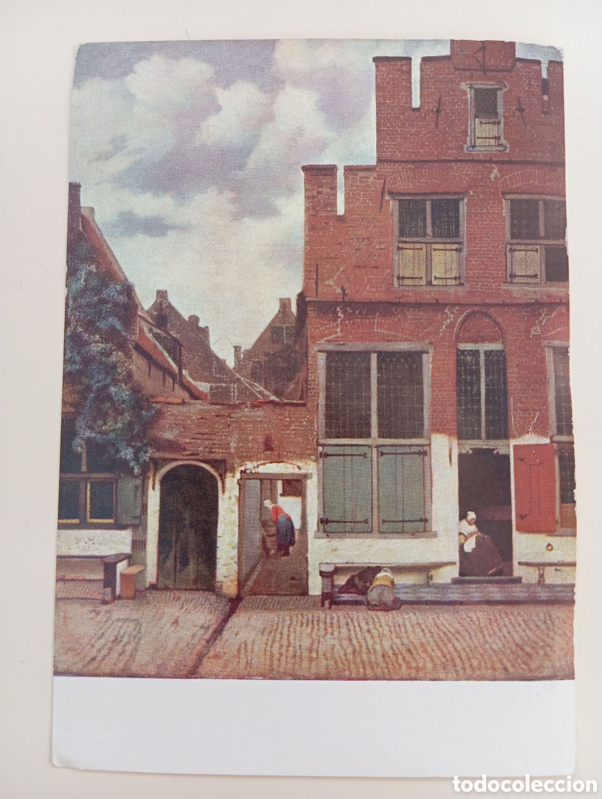 Postales: Postal Johannes Vermeer La Callejuela Rijksmuseum &Aacute;msterdam 1962
