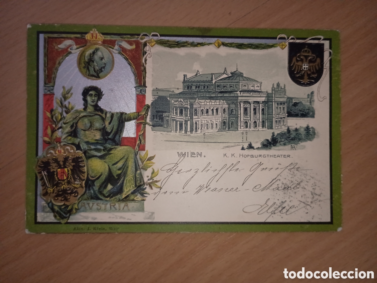 Postales: AUSTRIA - WIEN - K. K. HOFBURGTHEATER