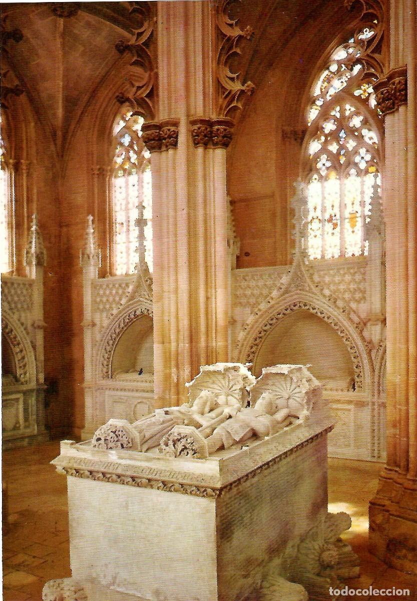 Postales: N&ordm; 288-BATALHA. Portugal. Monsterio. Capilla del Fundador. Sin circular. ED. COLEC&Ccedil;AO D&Uacute;LIA