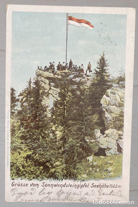 Postales: Postal Austria Semmering 1899. Circulada desde Sonnwendstein al Hotel Bristol Viena