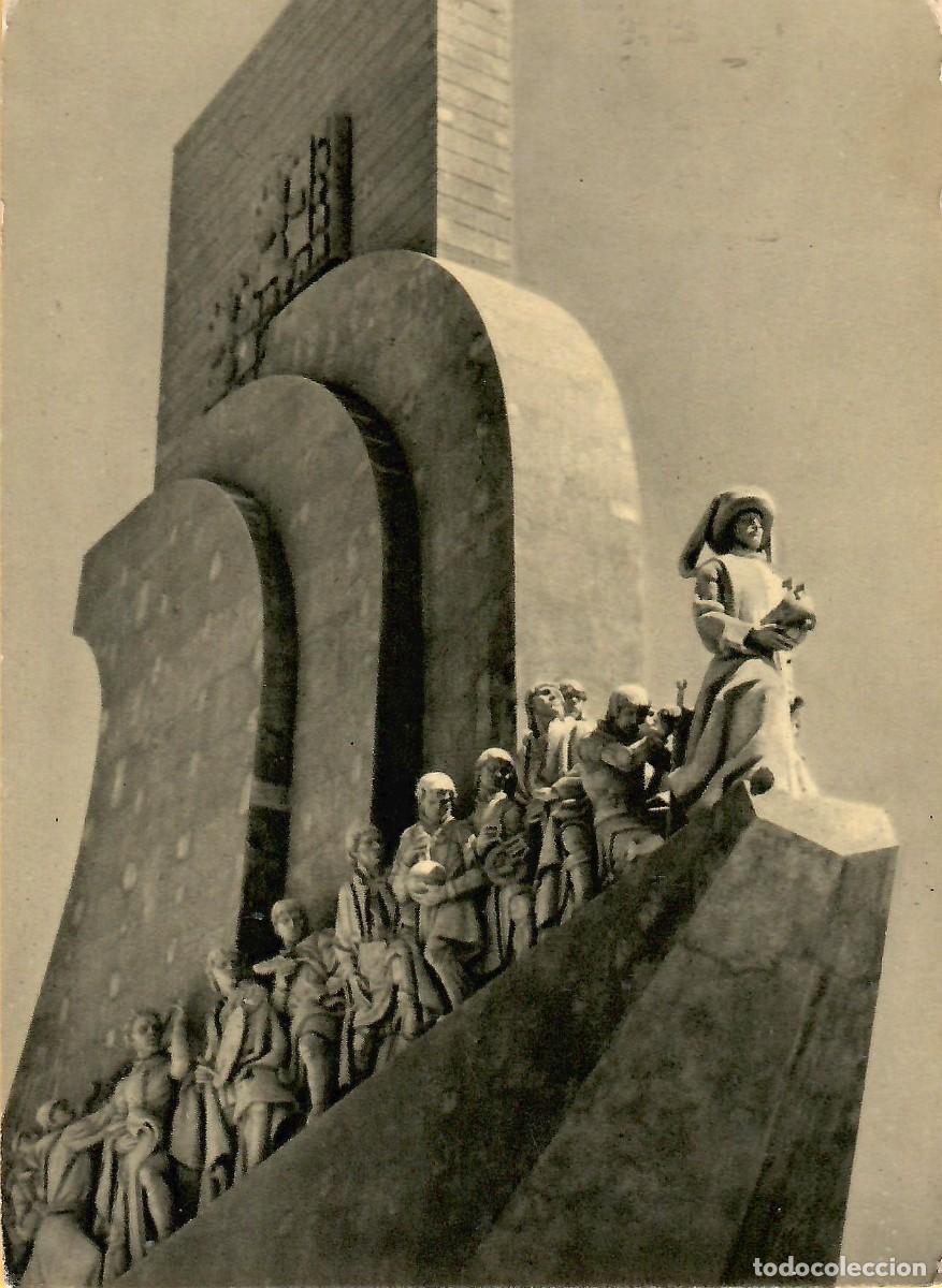 Postales: N&ordm; LIR/23-LISBOA. Portugal. Monumento de los Descrubrimientos portugueses en Bel&eacute;n. Circulada en 196