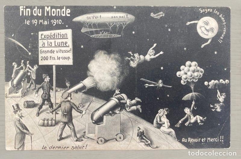 Postales: Postal Antigua Fin del Mundo 1910 Con Sello Circulada