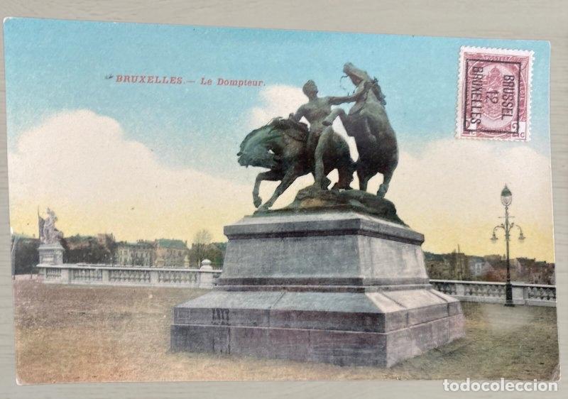 Postales: CPA Bruselas 1902 Destino Lahore Punjab India Britanica Colonia