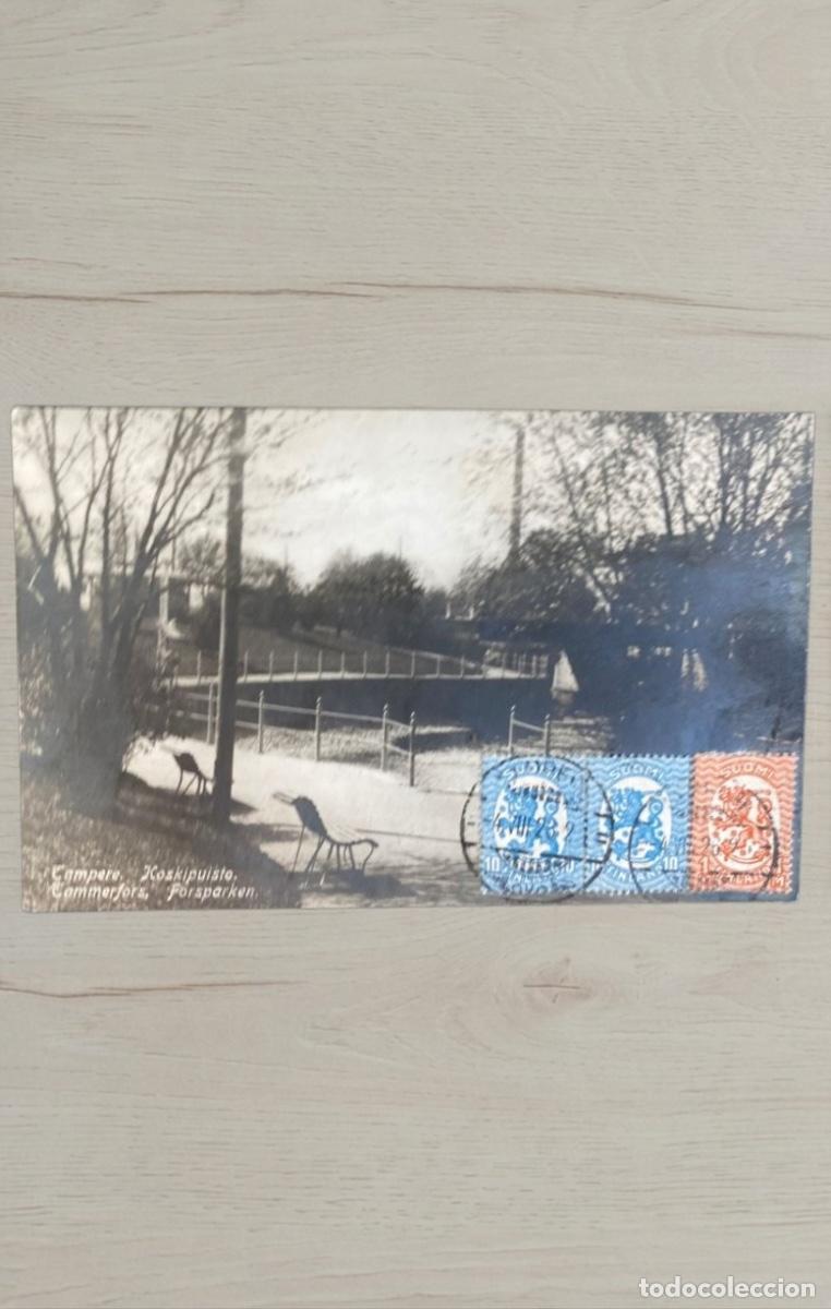 Postales: CPA Finlandia 1923 Tampere a Leipa Bohmen Checoslovaquia Destino Sin Sello Matasellos Postal