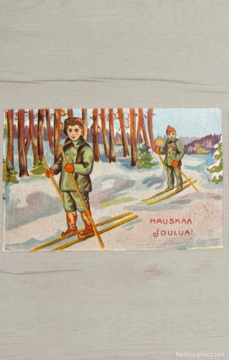Postales: CPA Finlandia 1915 Rantasalmi Savonlinna Nyslott Sello 5k Matasellos Censura Militar Kuopio Raro