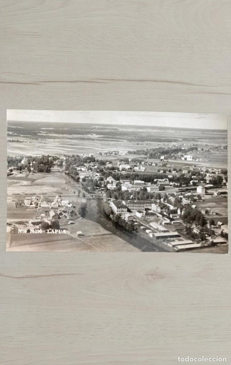 Postales: CPA Finlandia 1951 Lapua a Helsinki Sello Le&oacute;n Tira de Tres 5 Markkaa Veljekset Karhum&auml;ki