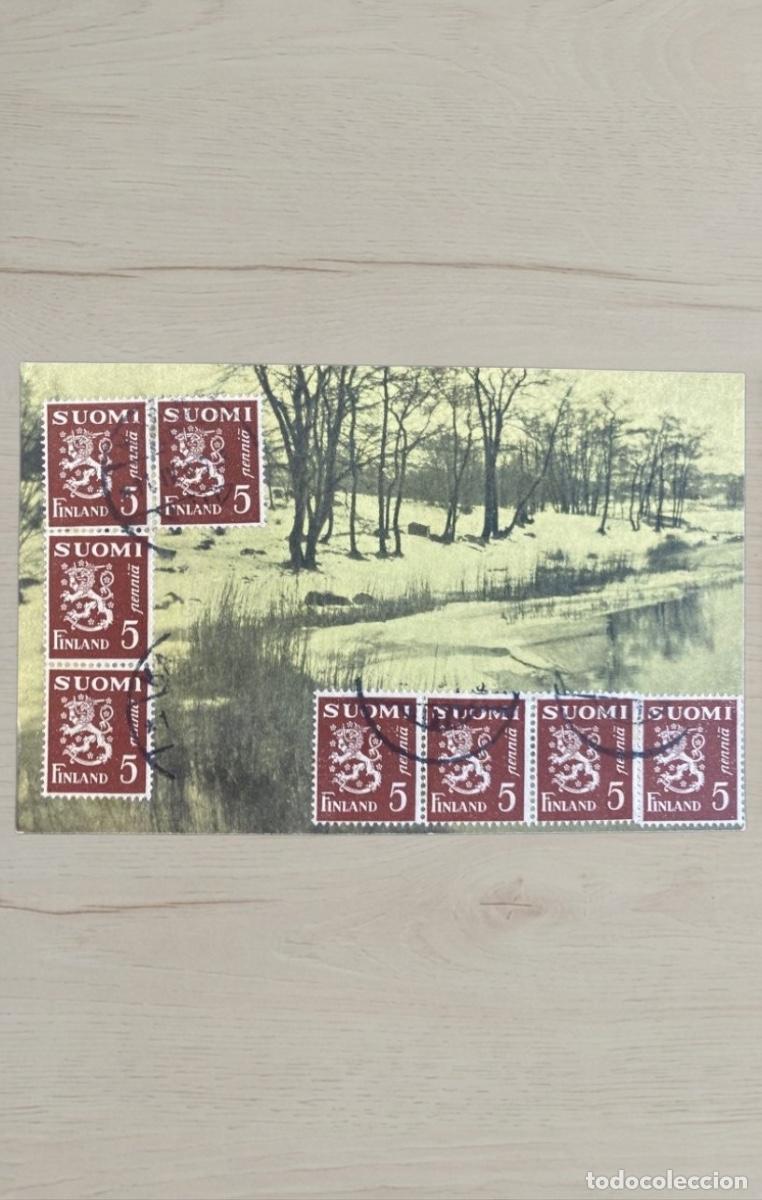 Postales: CPA Finlandia Helsinki T&ouml;&ouml;l&ouml;n lahti T&ouml;l&ouml;viken Ocho Sellos Le&oacute;n Delante Tampon RECP Postcard