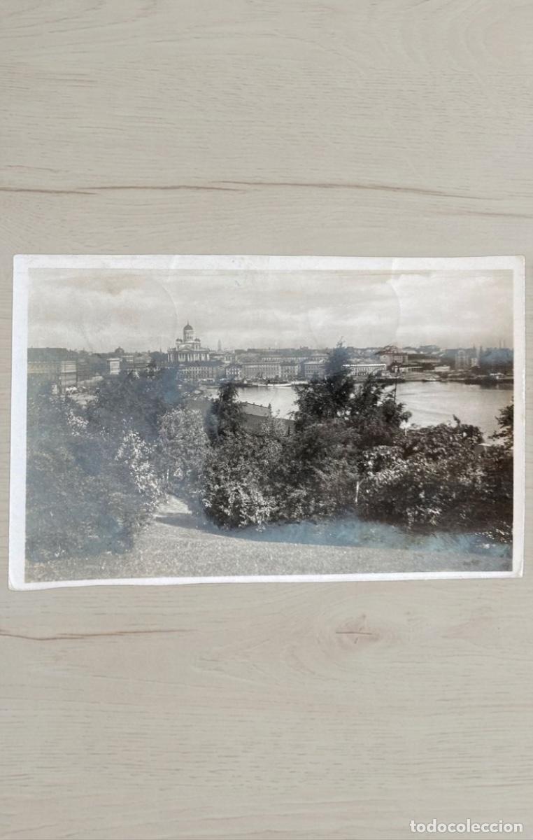 Postales: CPA Finlandia 1924 Helsinki a Alemania Ransbach Siete Sellos Le&oacute;n Combinacion Color Matasellos