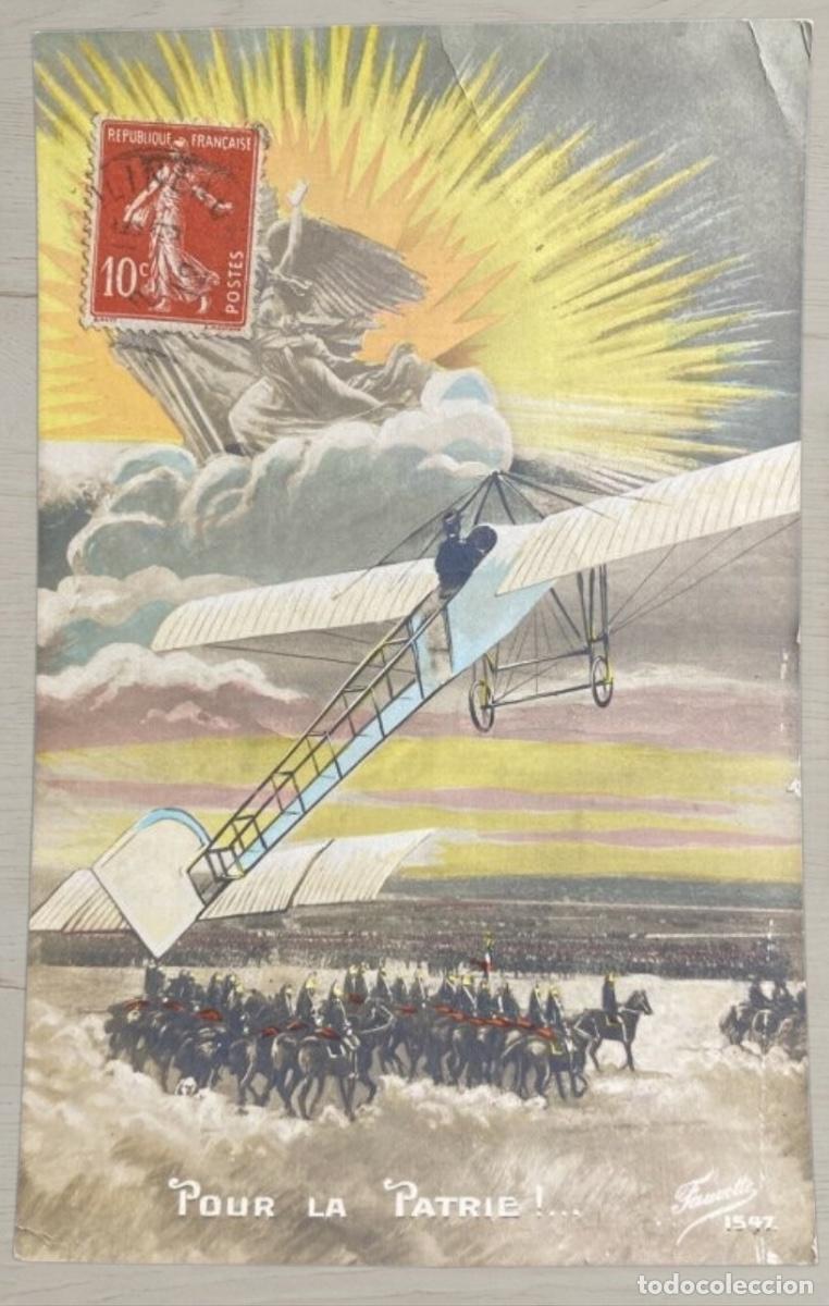 Postales: CPA Aviacion Francia Issy-les-Moulineaux Escrito Manuscrito Deuil-la-Barre Historia Postal
