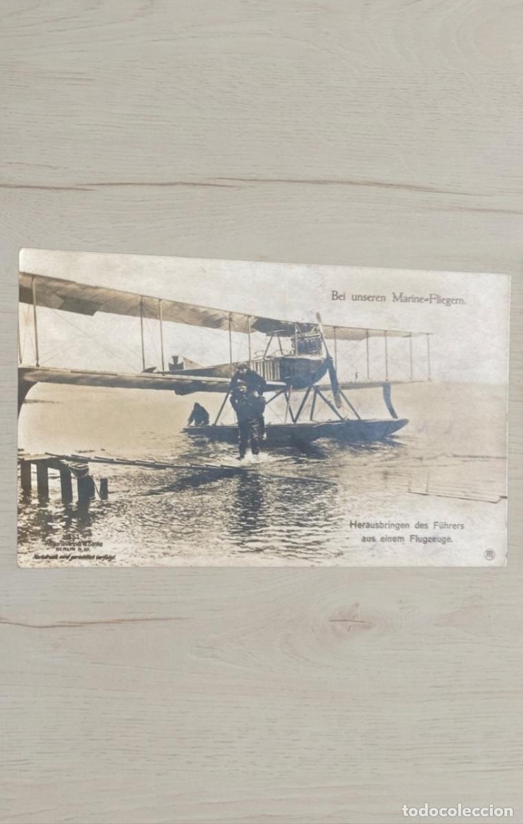 Postales: CPA Historia Postal I Guerra Mundial 1915 Marine Feldpost Kiel Stempel Marineflieger Rara