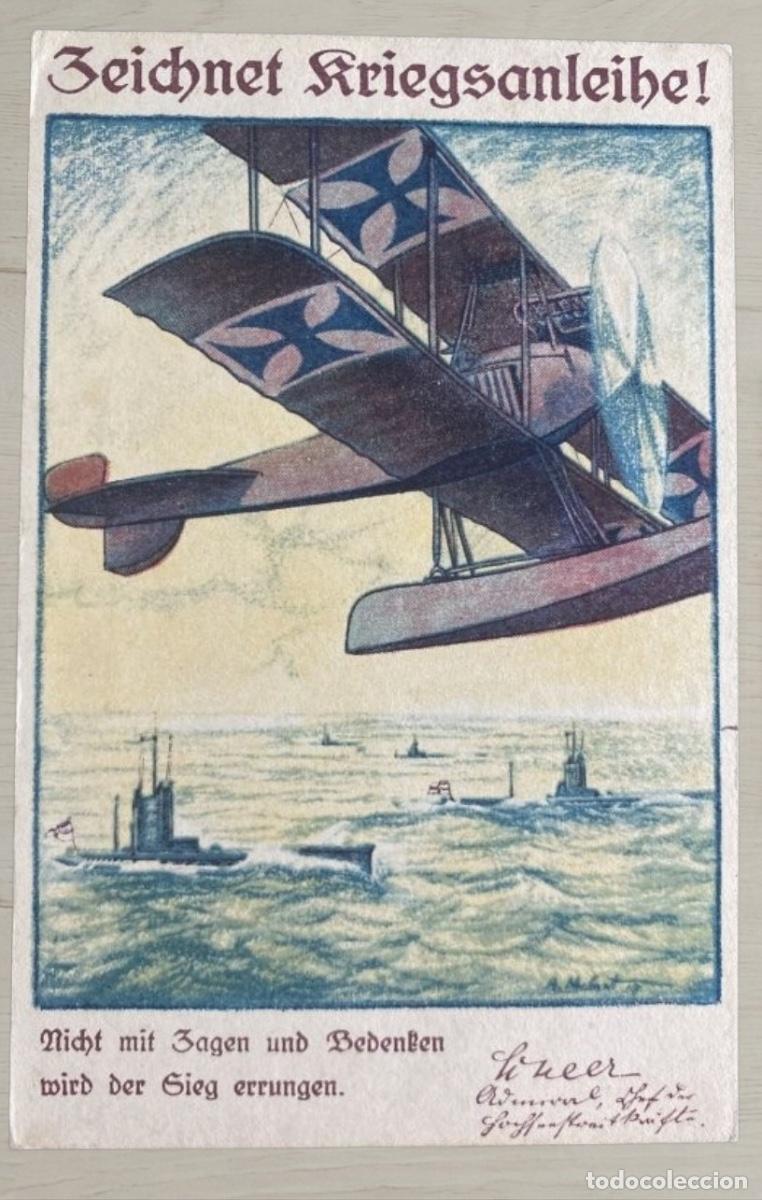 Postales: CPA Historia Postal I Guerra Mundial 1917 Feldpost Wilhelmshaven Stempel Marine Post&uuml;berwachung