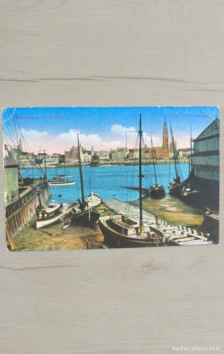 Postales: CPA Historia Postal I Guerra Mundial 1918 Marine Feldpost Flakgruppe Antwerpen Briefstempel