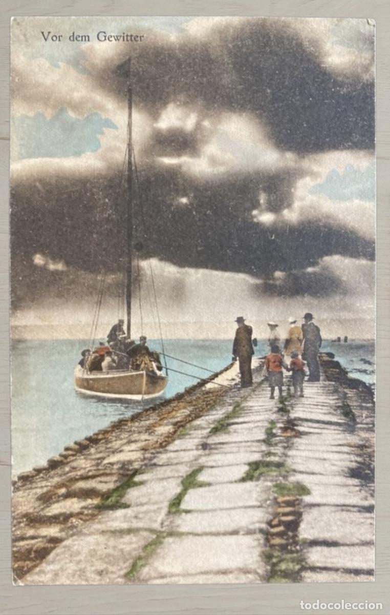 Postales: CPA Historia Postal I Guerra Mundial 1916 Marine Feldpost Seefliegerstation List Sylt Avion