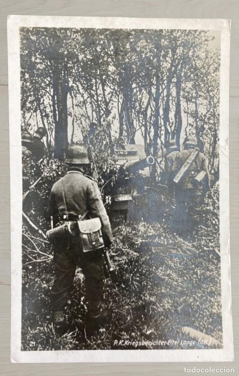 Postales: CPA II Guerra Mundial Auschwitz 1943 Estampado Feldpost Oberschlesien Richard Koch Militaria