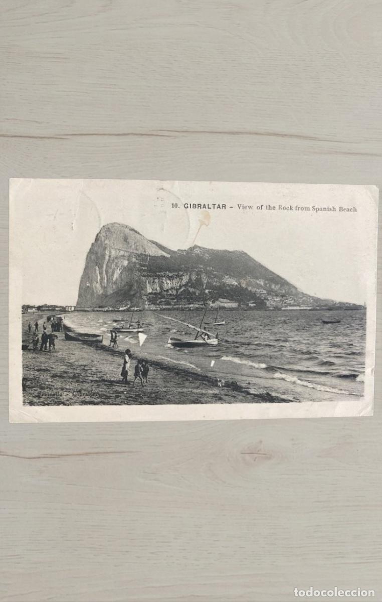 Postales: CPA Gibraltar 1905 Tres Sellos Rey Eduardo VII Aarau Suiza Historia Postal Raro