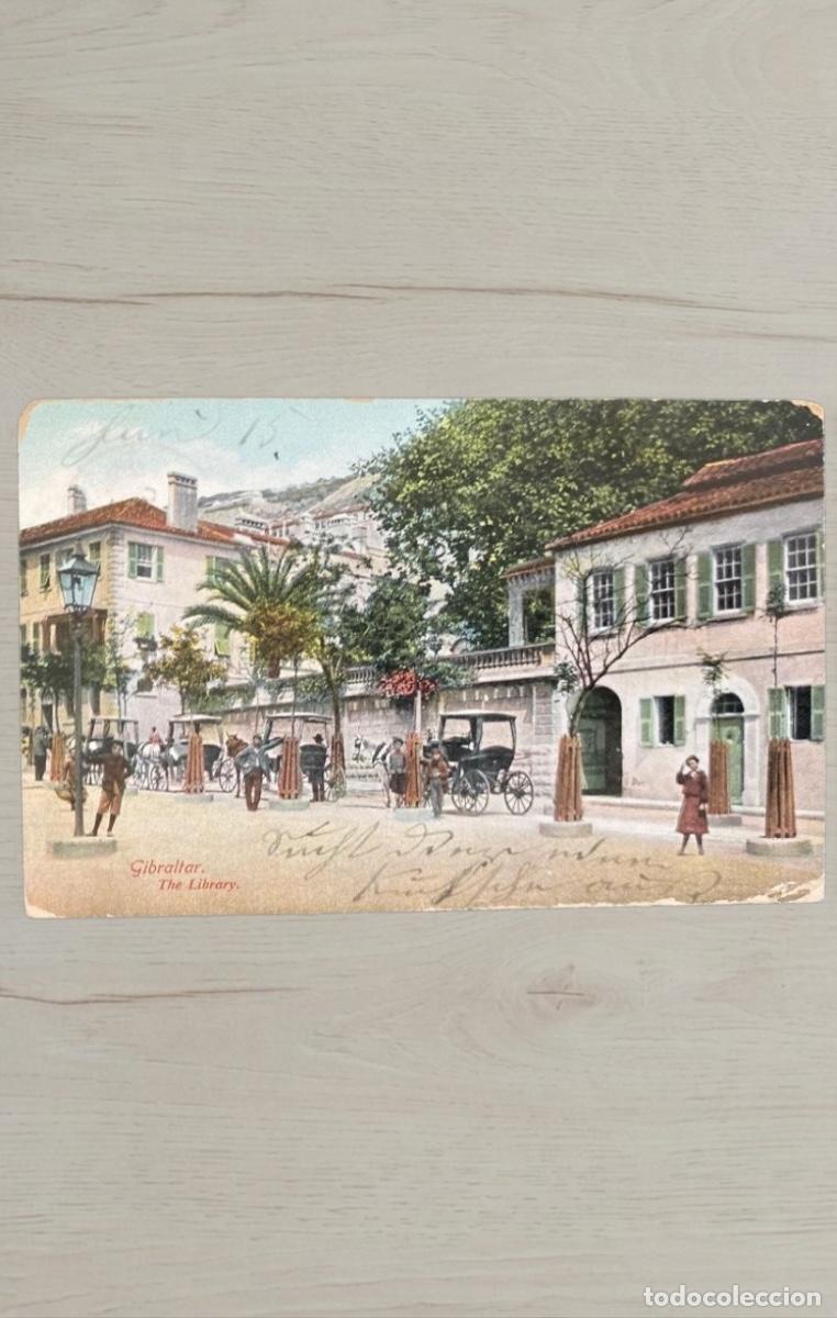 Postales: CPA Gibraltar 1905 a USA Massachusetts Sello Edward VII Benzaquen Historia Postal
