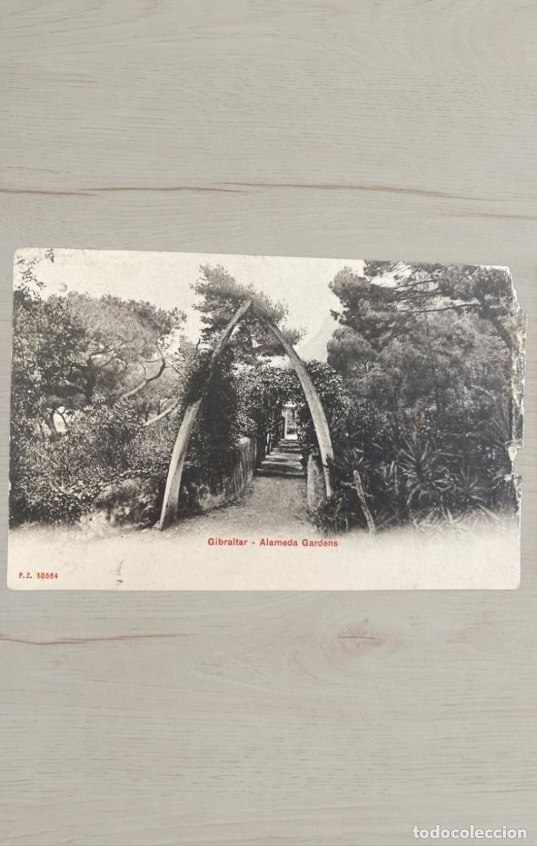 Postales: CPA Gibraltar 1906 a USA Fort Des Moines Iowa Cavalleria Sello Edward VII Militaria