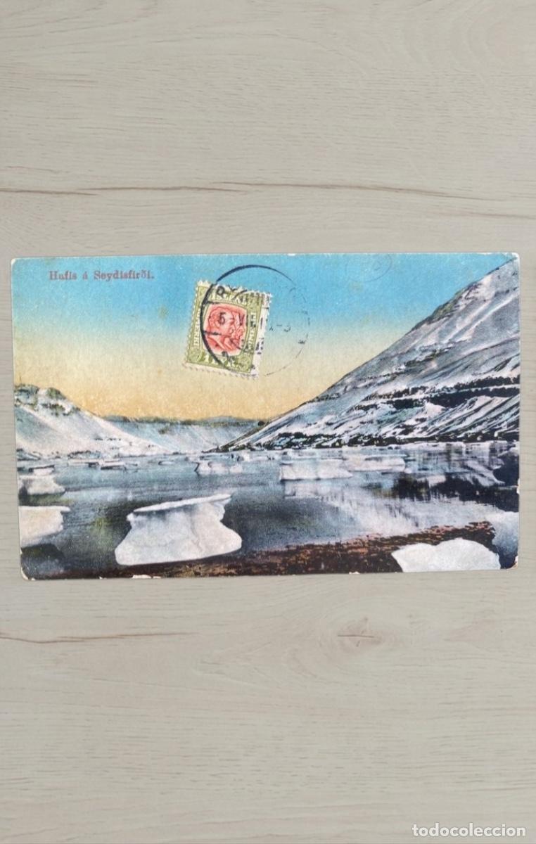 Postales: CPA Islandia 1913 Seydisfjordur Hafis Sello Frederik VIII Envio a Francia Vaucluse Escrita Frances H