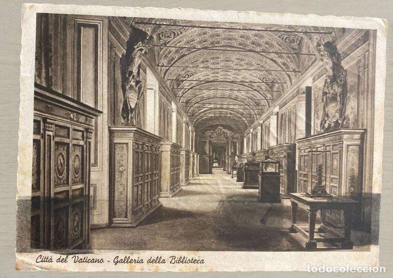 Postales: CPA Vaticano 1944 a Tel Aviv Palestina Rar&iacute;simo Env&iacute;o Guerra Mundial Cuatro Sellos Censura Militar P