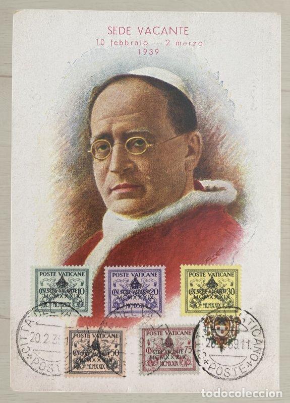 Postales: CPA Vaticano Edicion V E Boeri Roma Cartolina Ricordo III Edizione Sede Vacante 1939