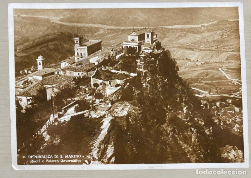 Postales: CPA Historia Postal 1928 San Marino Fascismo Fondazione dei Fasci Checoslovaquia Rara Series