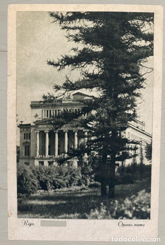 Postales: CPA Historia Postal II Guerra Mundial 1941 Sitio de Leningrado Riga Feldpost Censura RRR