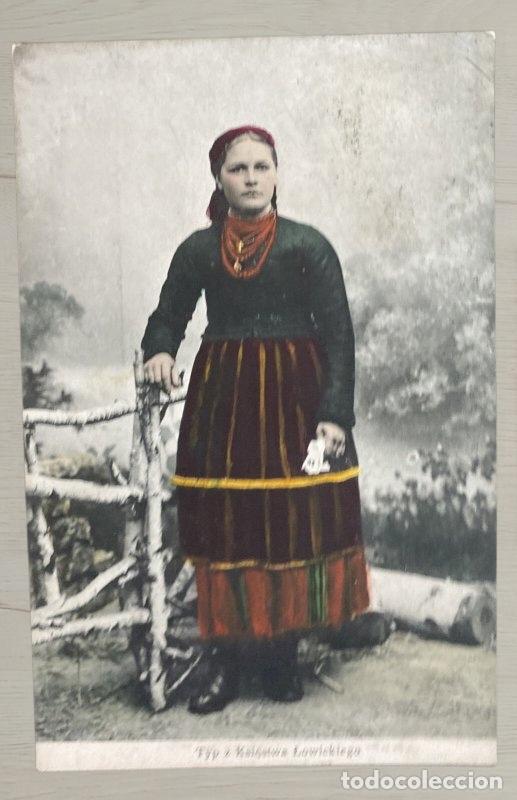 Postales: CPA Polonia Lowicz Traje Tradicional Etnografia Ksiestwo Lowickie Polonia Rara 1905