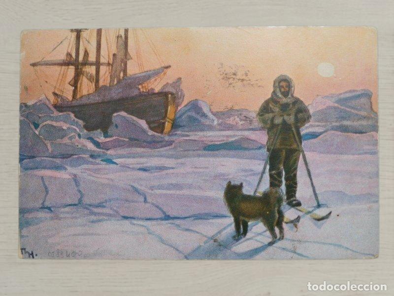 Postales: CPA Noruega 1920 Expedicion Polar Amundsen Polhavet Correo Especial Danmarca