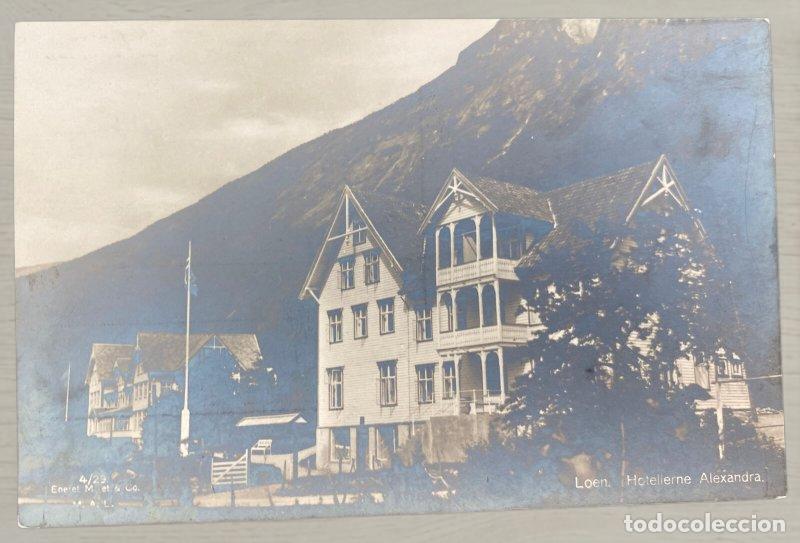 Postales: CPA Noruega 1939 Sello Crucero Turistico Loen I Nordfjord a USA