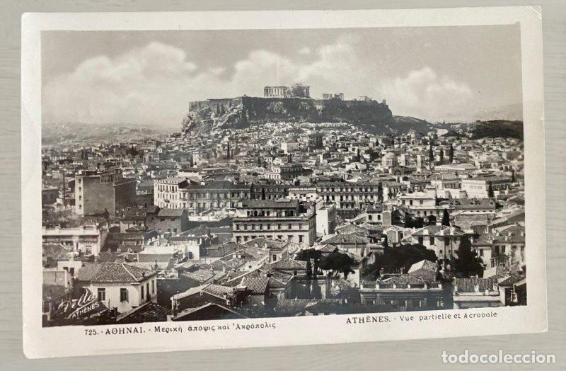 Postales: CPA Grecia 1927 Canal Corinto Impresos Atenas Praga